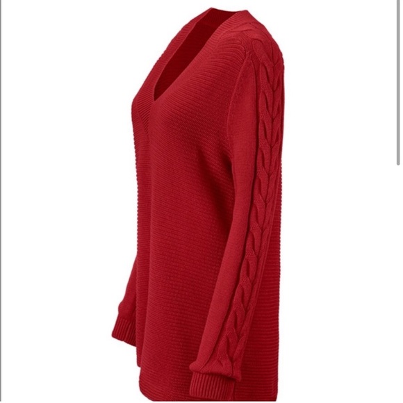 Cabi Red Sweater - Picture 5 of 6